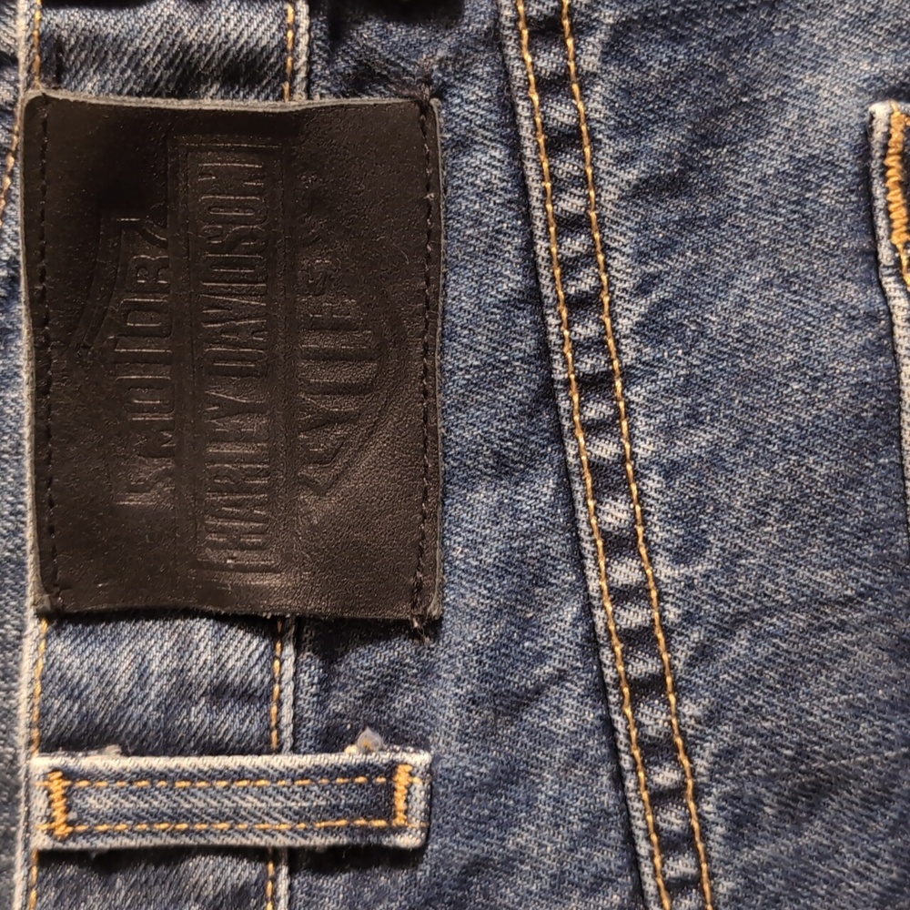 Harley-Davidson blue denim jeans, 40 X 34 - Picture 6 of 10